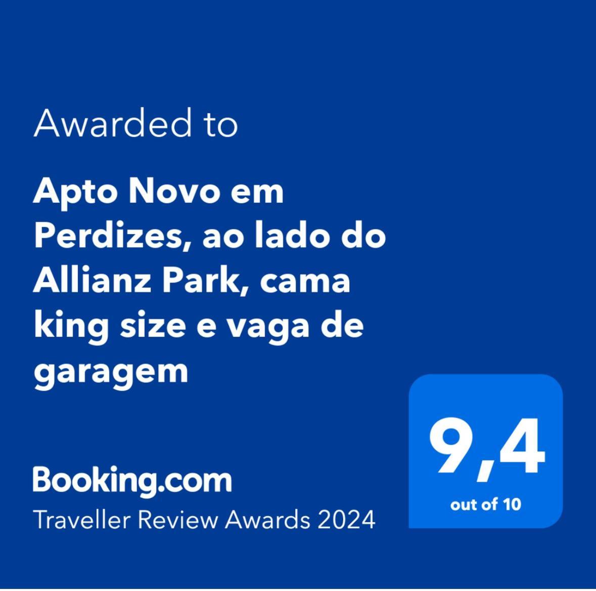 Apto Novo E Confortavel Em Perdizes, Ao Lado Do Allianz Park, Cama King Size Σάο Πάολο Εξωτερικό φωτογραφία